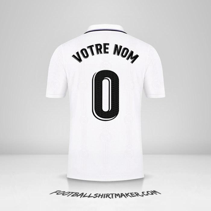Maillot Real Madrid CF 2022/2023 -  votre nom - 0