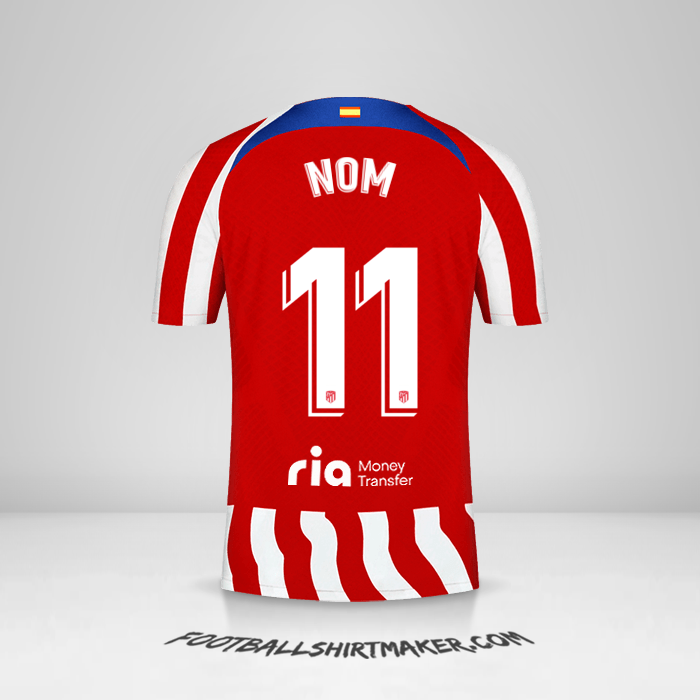 Maillot Atletico Madrid 2022/2023 -  nom - 11