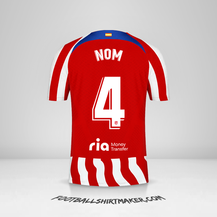 Maillot Atletico Madrid 2022/2023 -  nom - 4