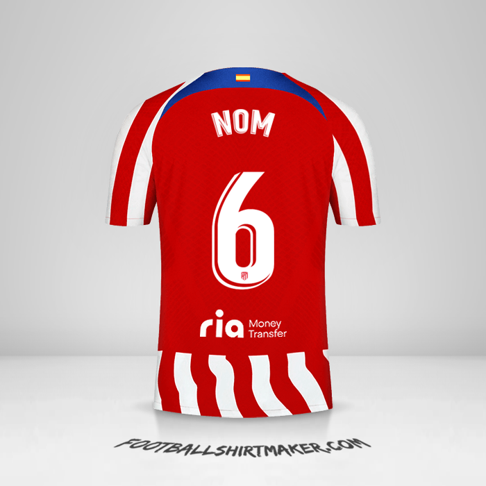 Maillot Atletico Madrid 2022/2023 -  nom - 6