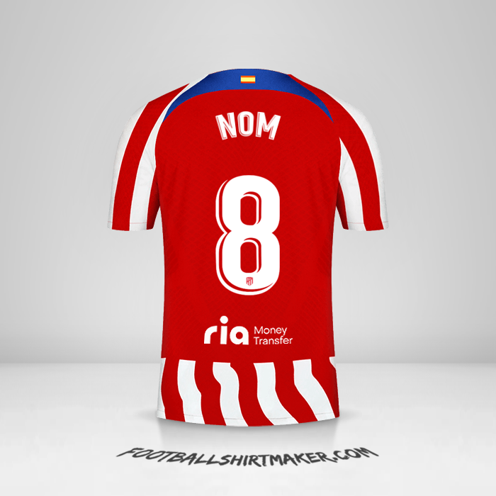 Maillot Atletico Madrid 2022/2023 -  nom - 8