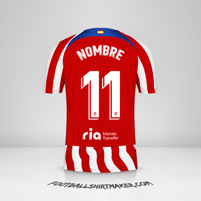 Camiseta Atletico Madrid 2022/2023 -  nombre - 11