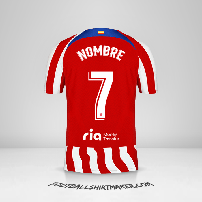 Camiseta Atletico Madrid 2022/2023 -  nombre - 7