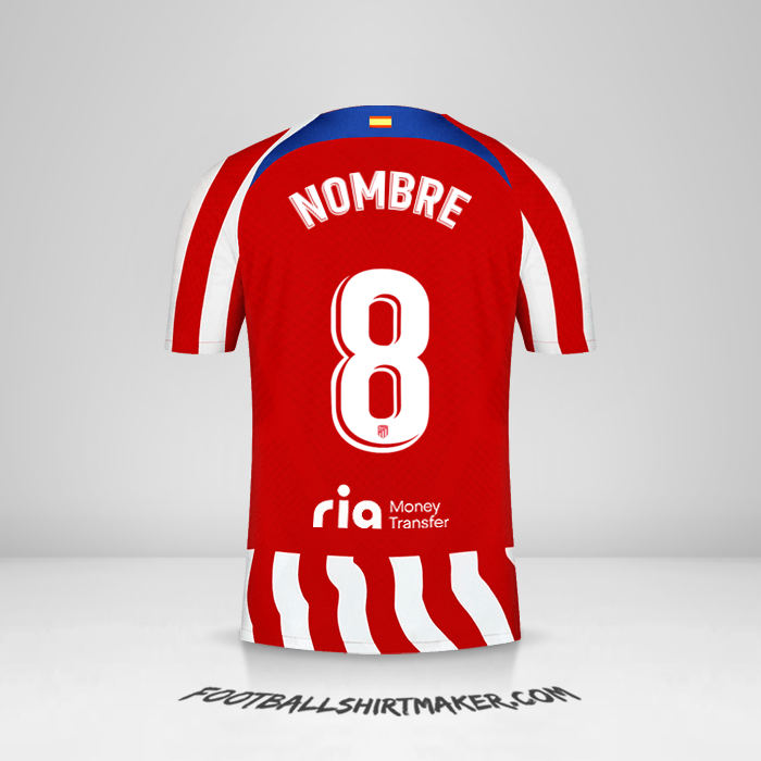 Camiseta Atletico Madrid 2022/2023 -  nombre - 8