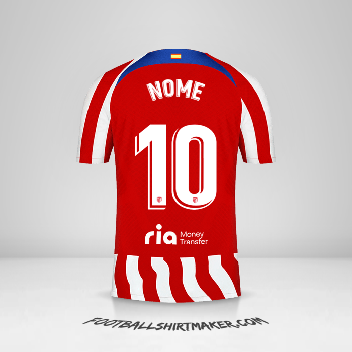 Maglia Atletico Madrid 2022/2023 -  nome - 10