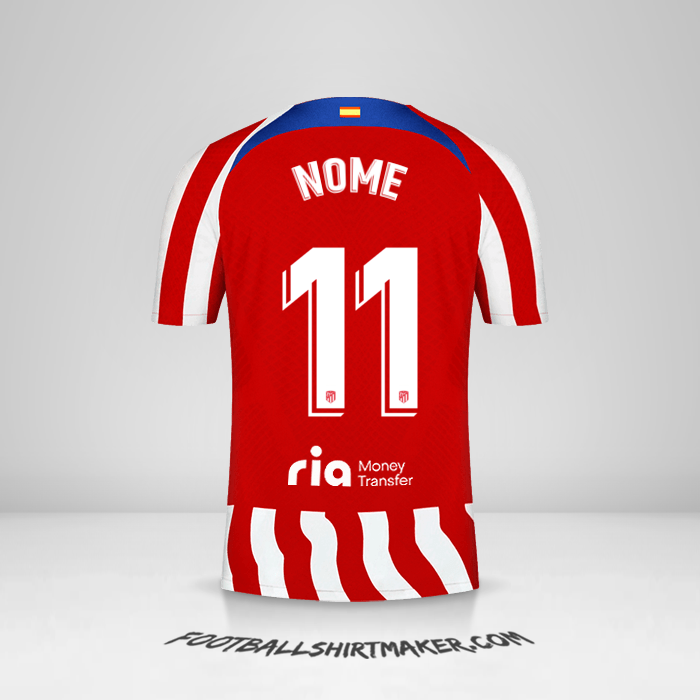 Camisola Atletico Madrid 2022/2023 -  nome - 11