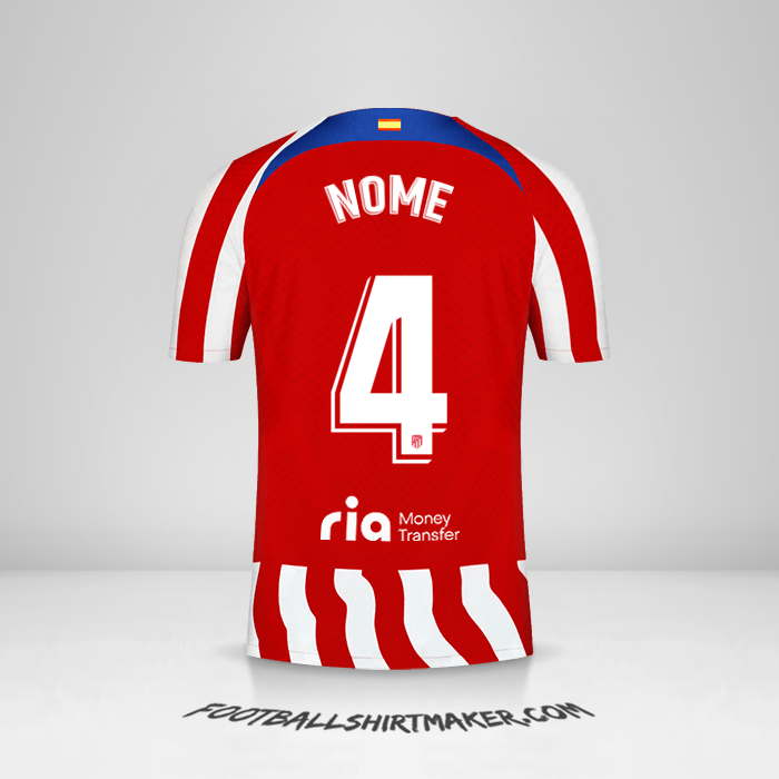 Camisa Atletico Madrid 2022/2023 -  nome - 4