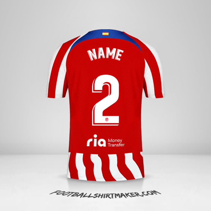 Shirt Atletico Madrid 2022/2023 -  name - 2