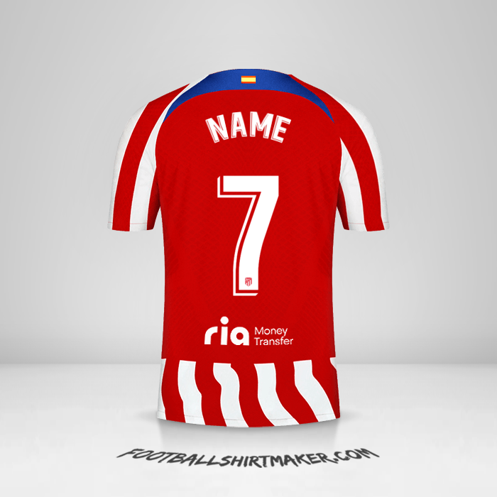 Jersey Atletico Madrid 2022/2023 -  name - 7