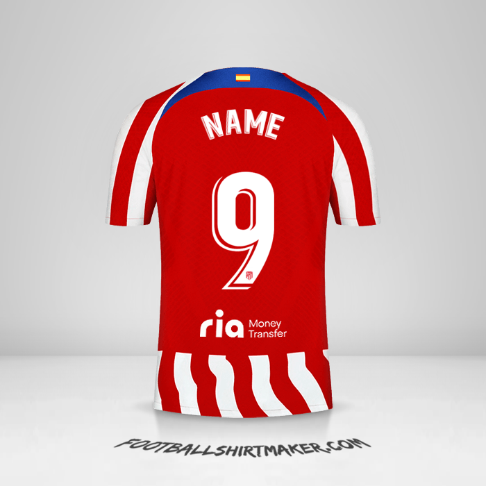 Shirt Atletico Madrid 2022/2023 -  name - 9