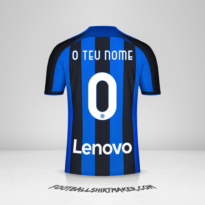 Camisola Inter 2022/2023 -  o teu nome - 0
