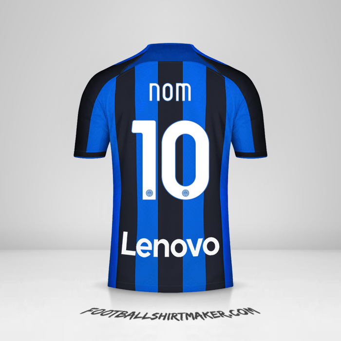 Maillot Inter 2022/2023 -  nom - 10