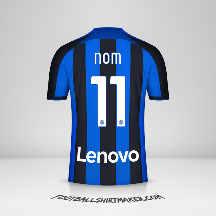 Maillot Inter 2022/2023 -  nom - 11