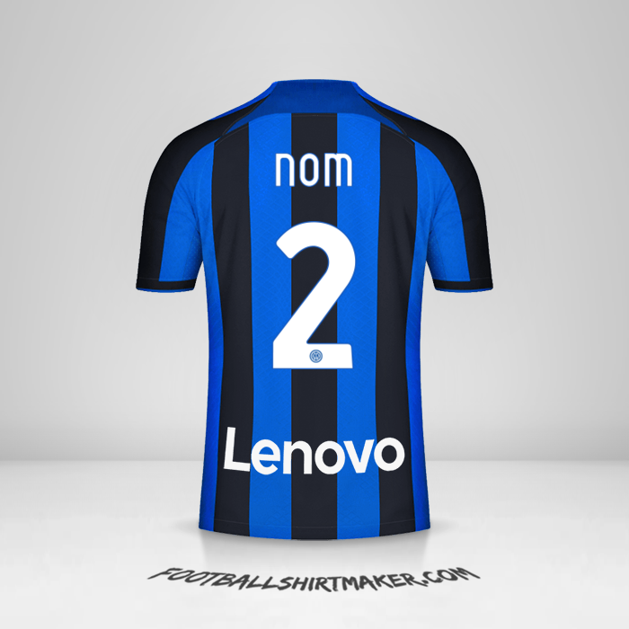 Maillot Inter 2022/2023 -  nom - 2
