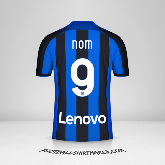 Maillot Inter 2022/2023 -  nom - 9