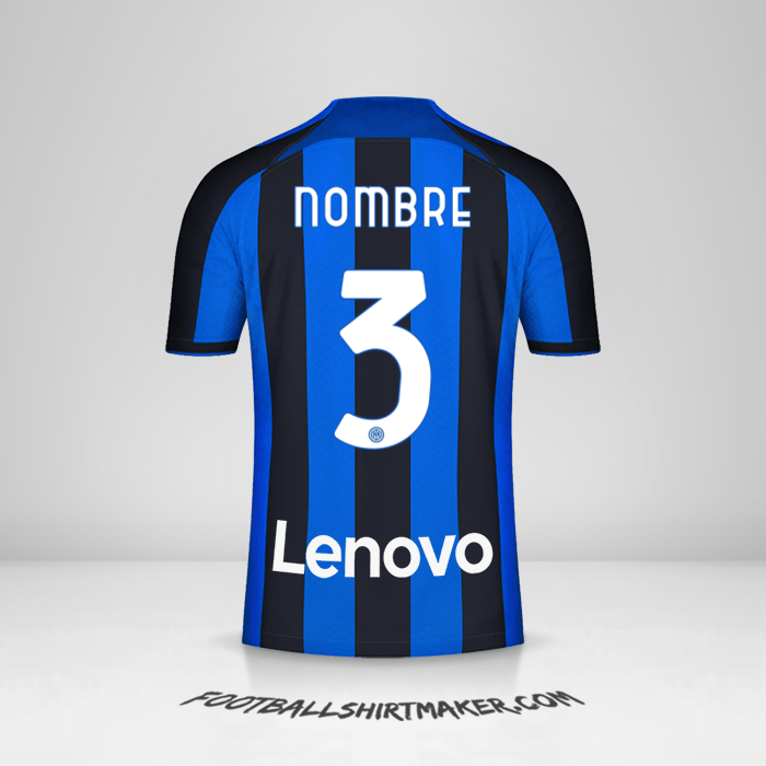 Jersey Inter 2022/2023 -  nombre - 3