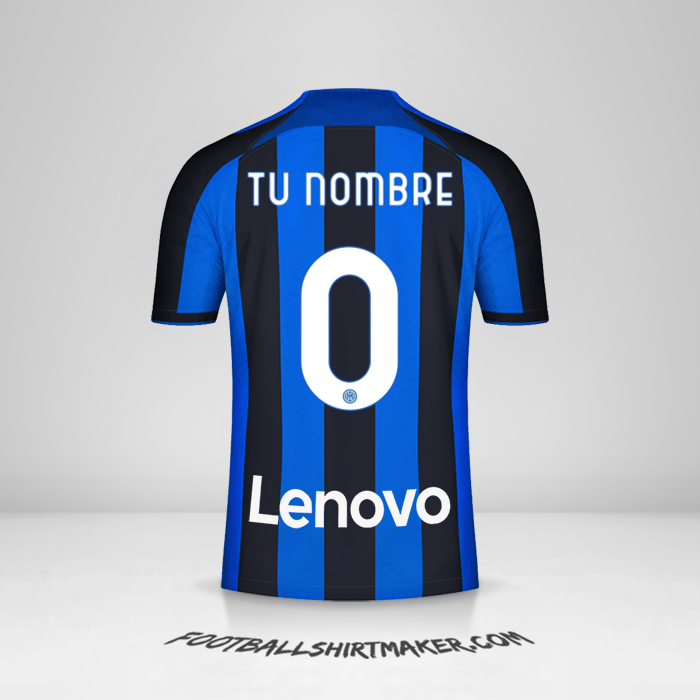 Camiseta Inter 2022/2023 -  tu nombre - 0