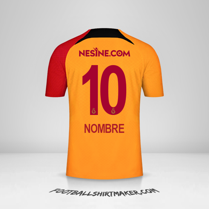 Jersey Galatasaray SK 2022/2023 -  nombre - 10