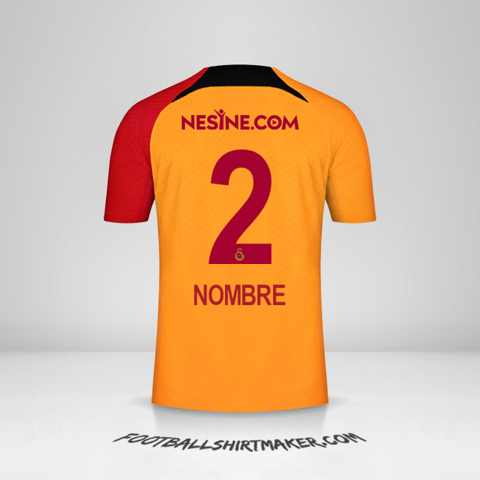 Jersey Galatasaray SK 2022/2023 -  nombre - 2