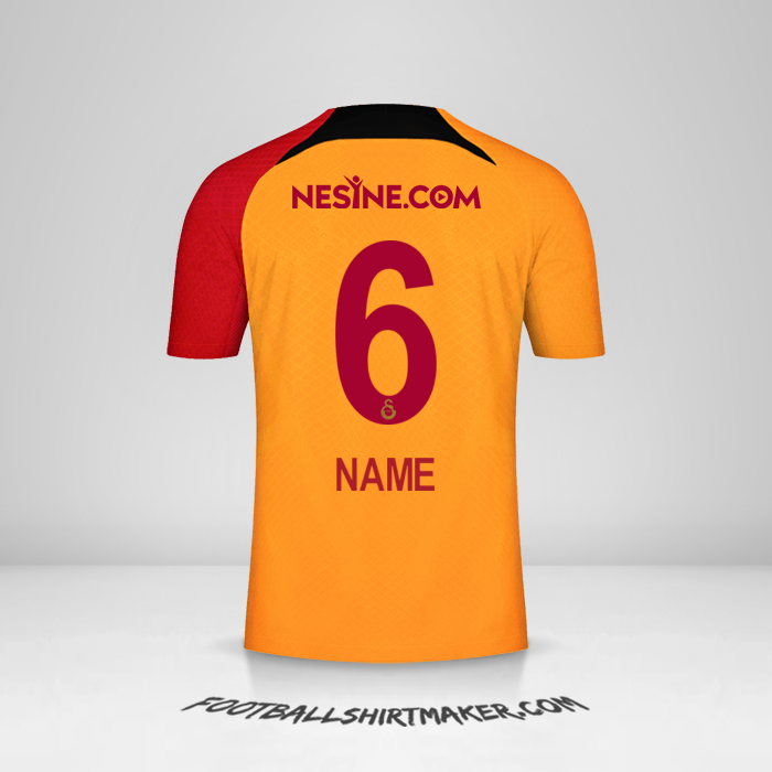 Trikot Galatasaray SK 2022/2023 -  name - 6