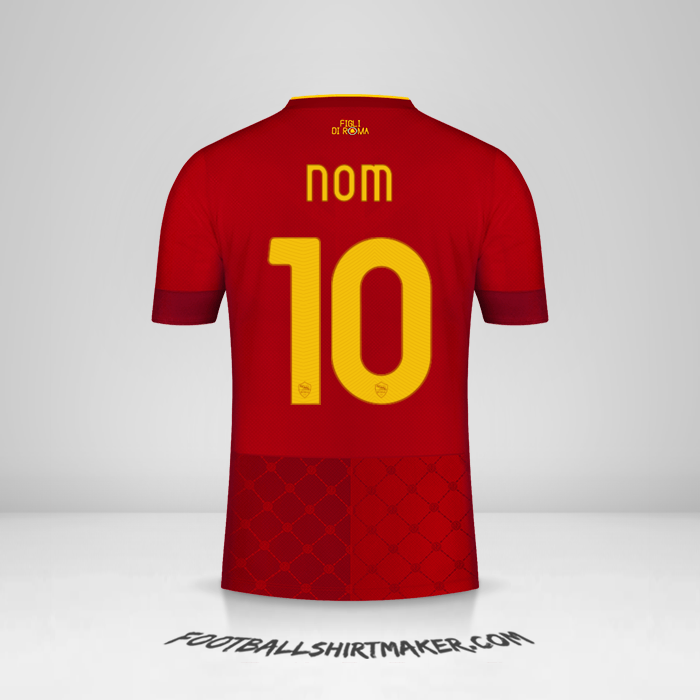 Maillot AS Roma 2022/2023 -  nom - 10