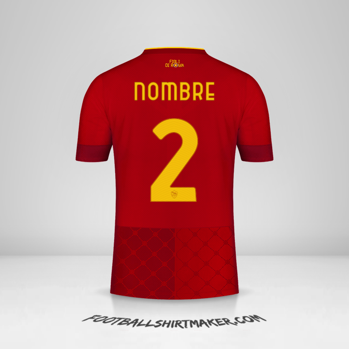 Jersey AS Roma 2022/2023 -  nombre - 2