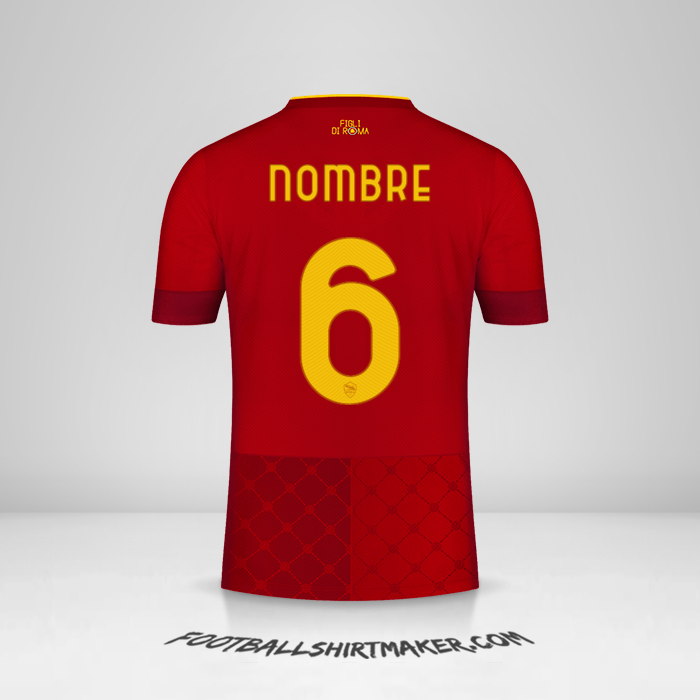 Jersey AS Roma 2022/2023 -  nombre - 6