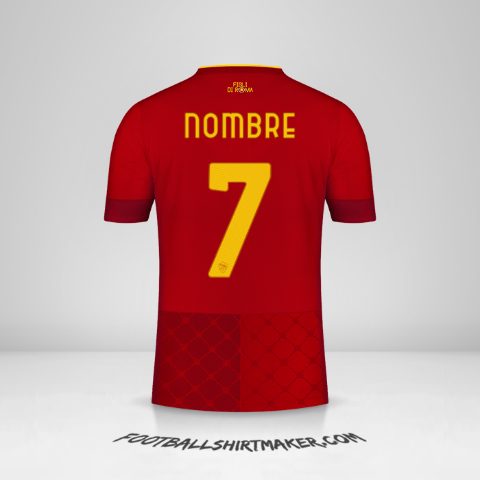 Camiseta AS Roma 2022/2023 -  nombre - 7