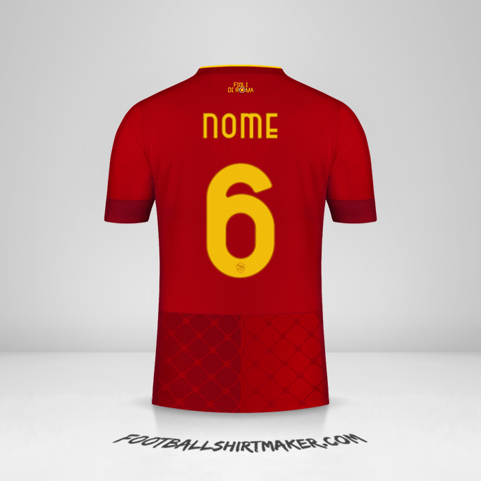 Camisola AS Roma 2022/2023 -  nome - 6
