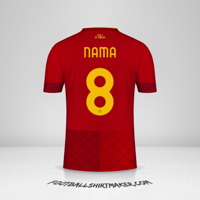 Jersey AS Roma 2022/2023 -  nama - 8