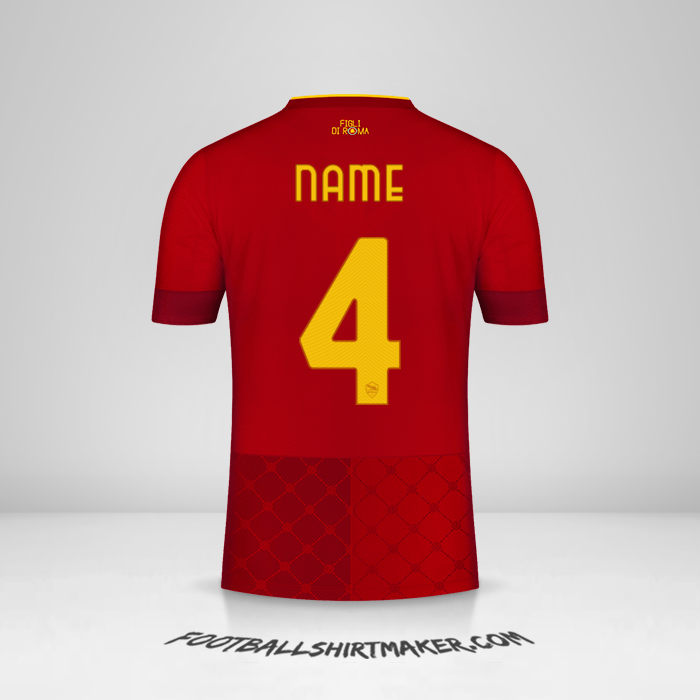 Jersey AS Roma 2022/2023 -  name - 4