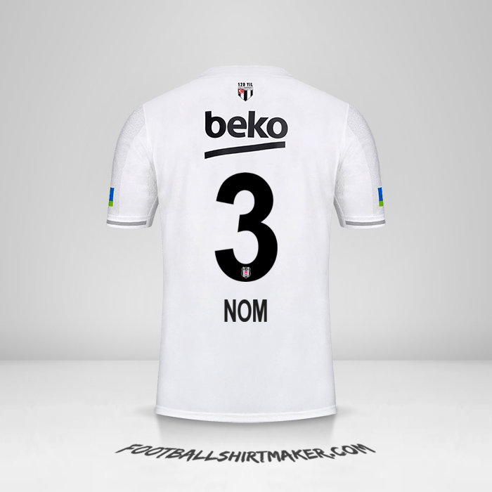 Maillot Besiktas JK 2022/2023 -  nom - 3