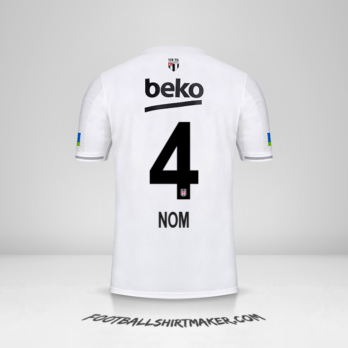 Maillot Besiktas JK 2022/2023 -  nom - 4