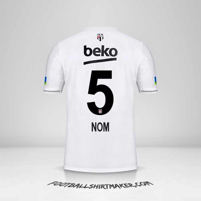 Maillot Besiktas JK 2022/2023 -  nom - 5