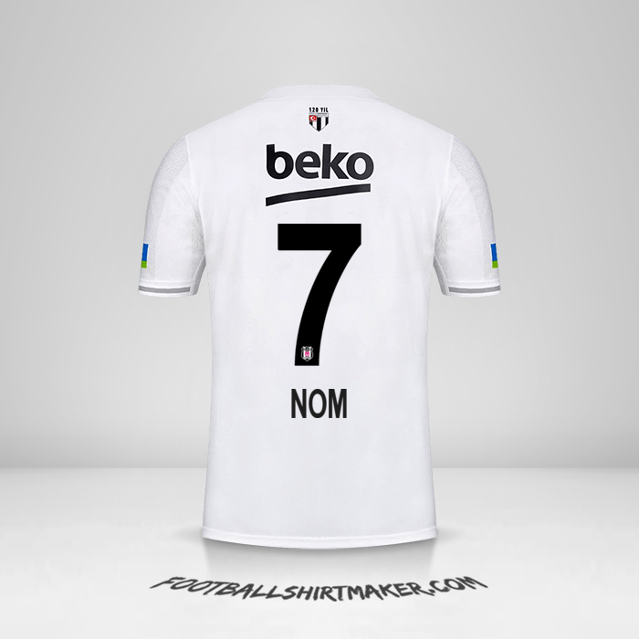 Maillot Besiktas JK 2022/2023 -  nom - 7