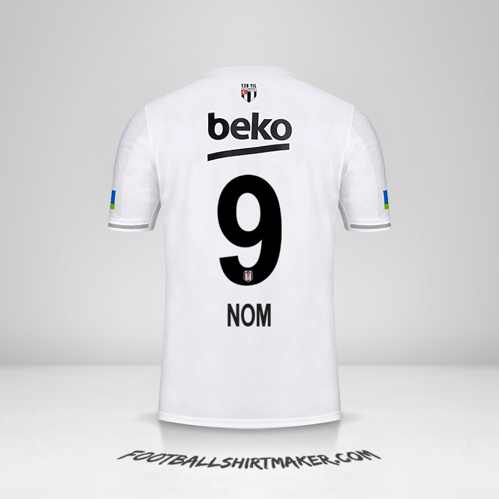 Maillot Besiktas JK 2022/2023 -  nom - 9
