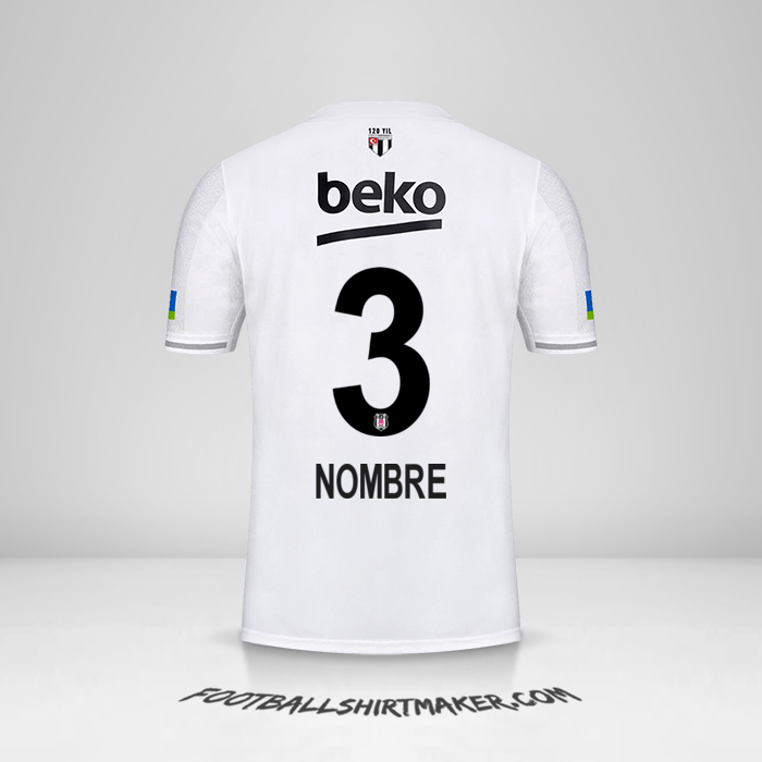 Jersey Besiktas JK 2022/2023 -  nombre - 3