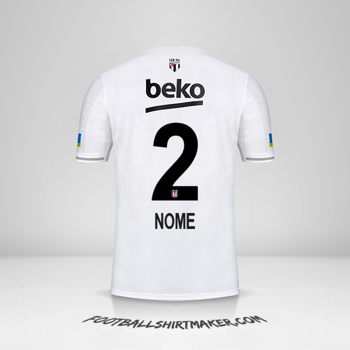 Camisa Besiktas JK 2022/2023 -  nome - 2