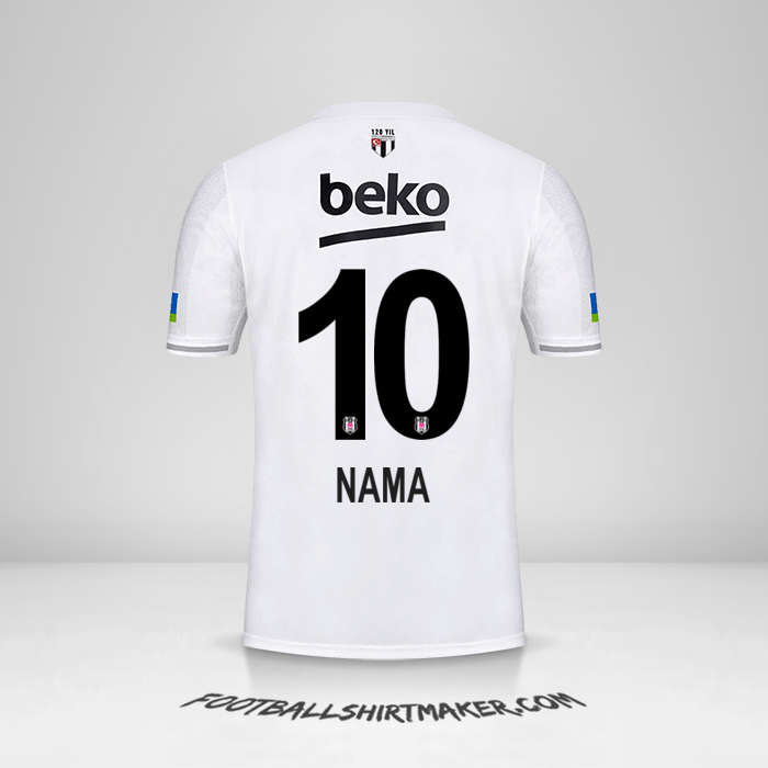 Jersey Besiktas JK 2022/2023 -  nama - 10