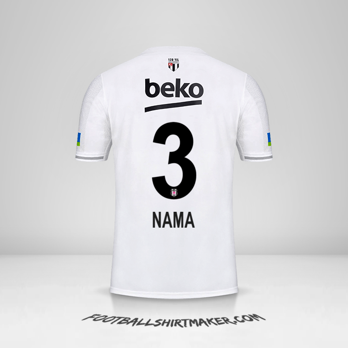 Jersey Besiktas JK 2022/2023 -  nama - 3