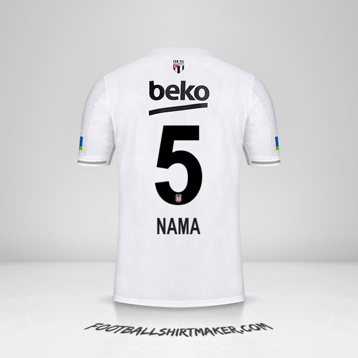 Jersey Besiktas JK 2022/2023 -  nama - 5