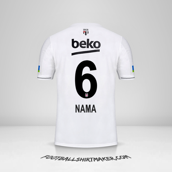 Jersey Besiktas JK 2022/2023 -  nama - 6
