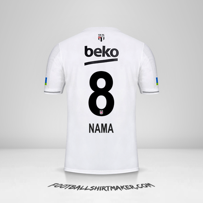 Jersey Besiktas JK 2022/2023 -  nama - 8