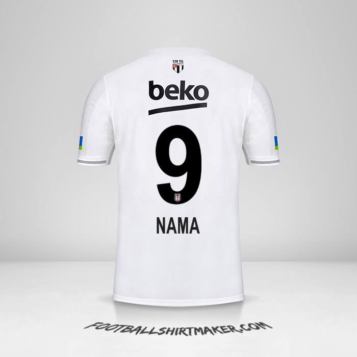 Jersey Besiktas JK 2022/2023 -  nama - 9