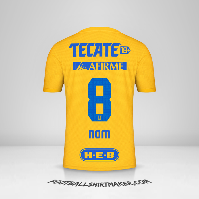 Maillot Tigres UANL 2022/2023 -  nom - 8