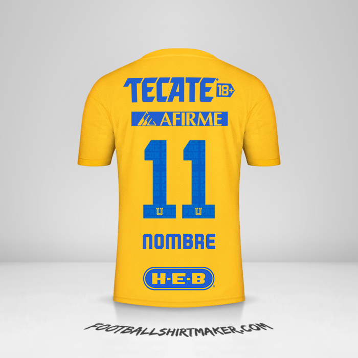 Jersey Tigres UANL 2022/2023 -  nombre - 11