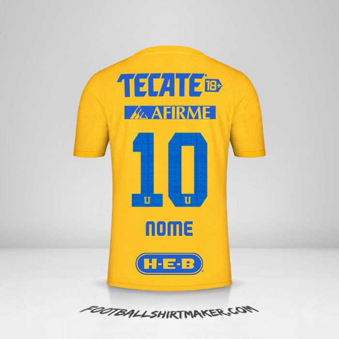 Maglia Tigres UANL 2022/2023 -  nome - 10
