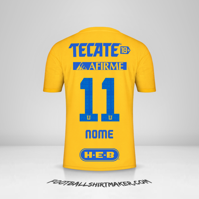 Maglia Tigres UANL 2022/2023 -  nome - 11