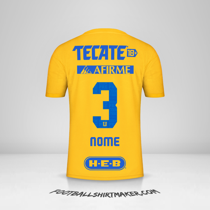 Maglia Tigres UANL 2022/2023 -  nome - 3