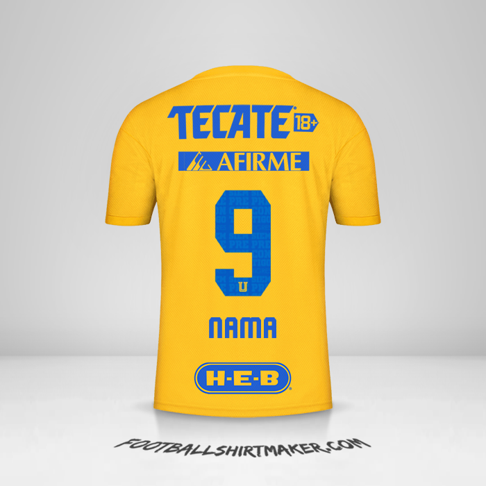 Jersey Tigres UANL 2022/2023 -  nama - 9